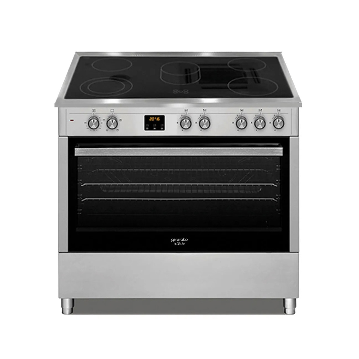 Generalco Ceramic Cooker, 90 x 60 cm, Stainless Steel, PC90SD