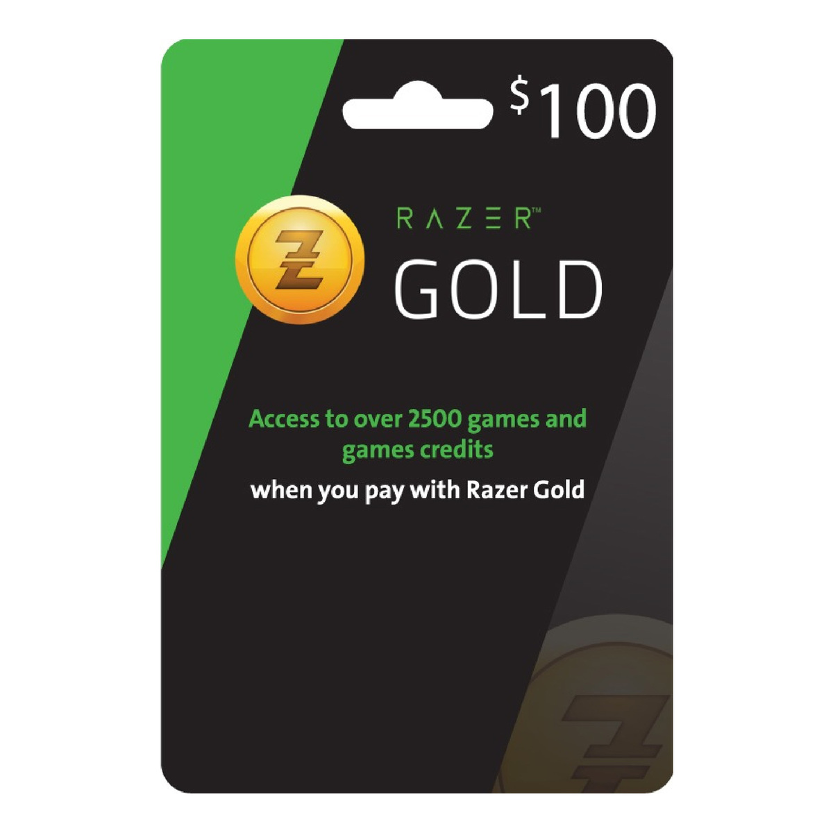 Razer Gold Digital Gift Card, $100 (Global)