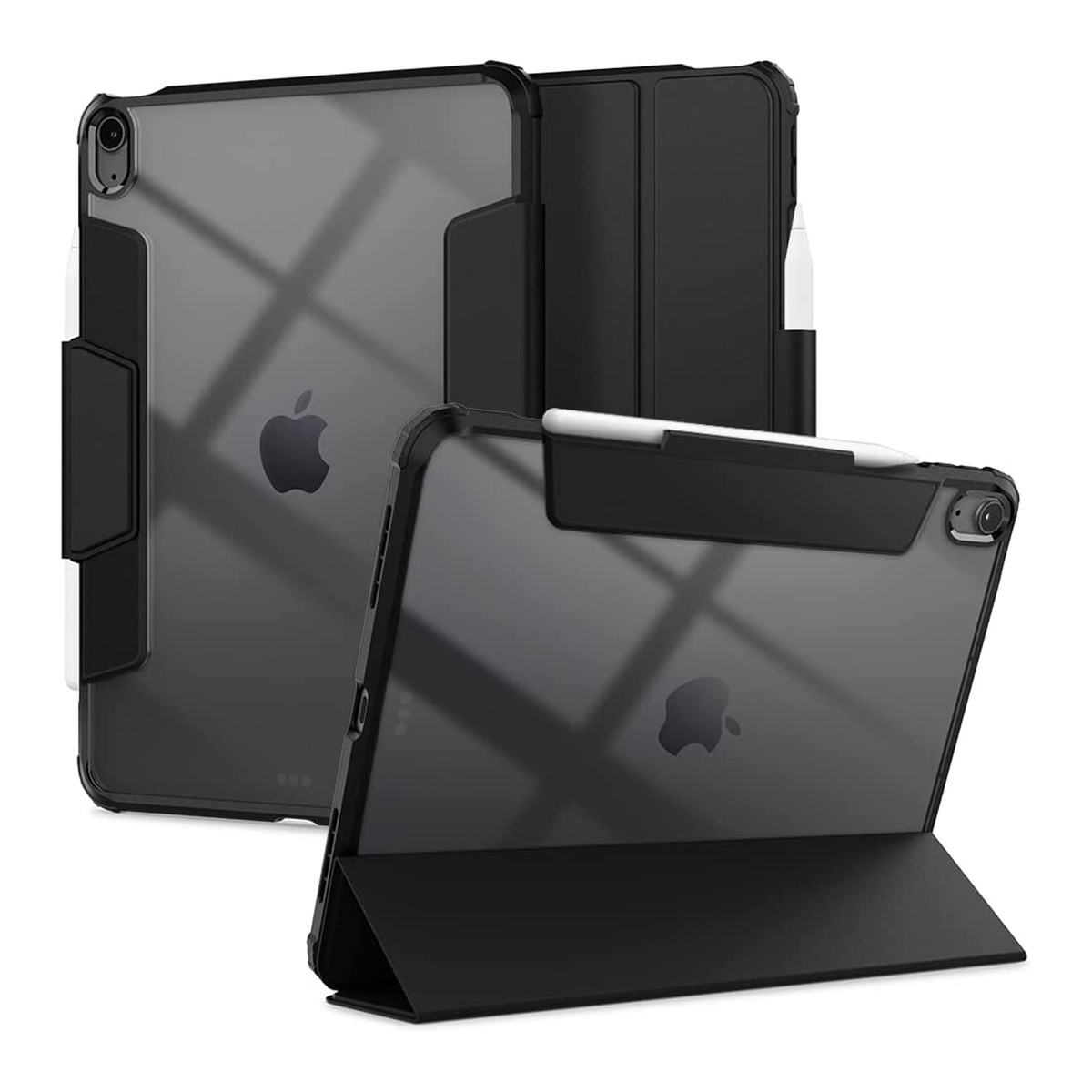 Spigen iPad Air Hybrid Pro Case Cover(2022), 10.9 inches, Black