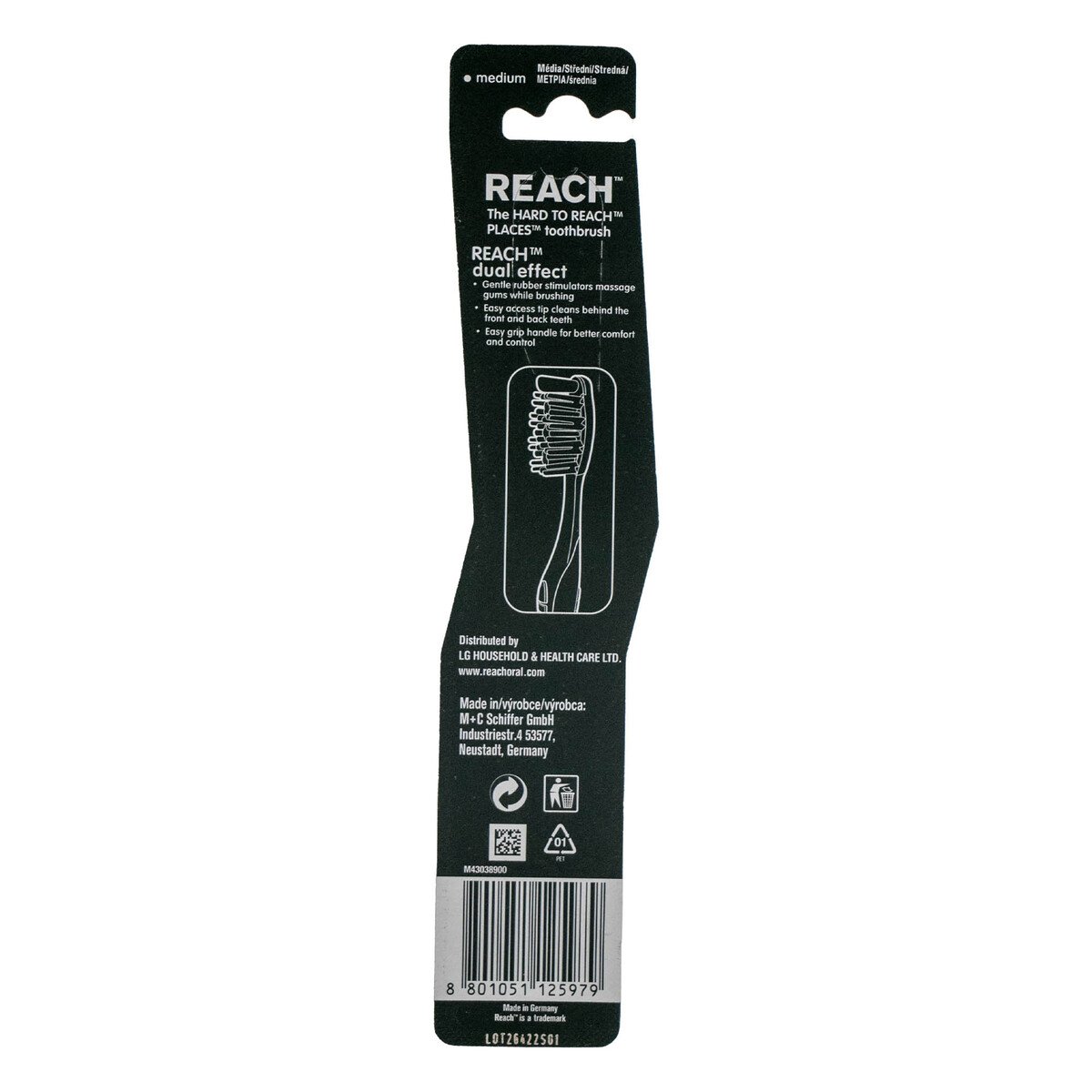 Reach Dual Effect Medium Toothbrush 1 pc
