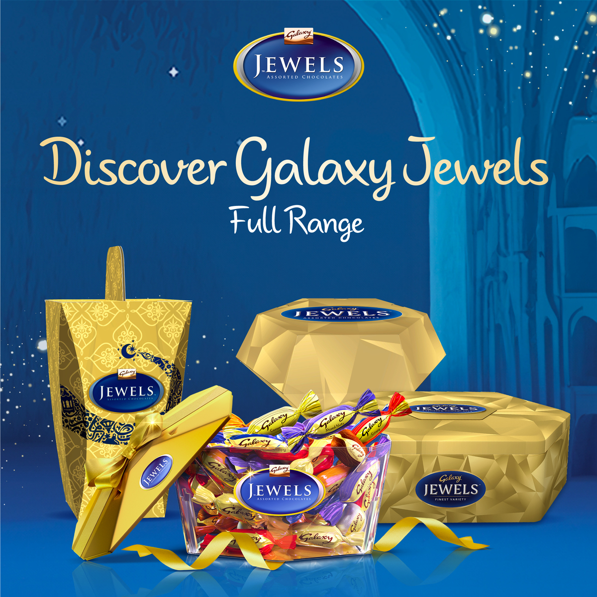 Galaxy Jewels Assortment Chocolate Gift Box  400 g
