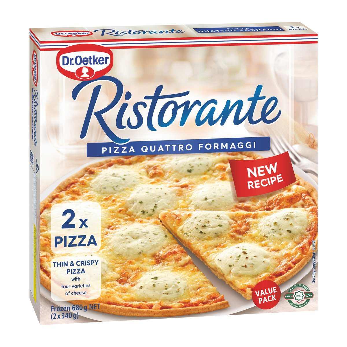 Dr.Oetker Ristorante Pizza Quattro Formaggi 2 x 340 g