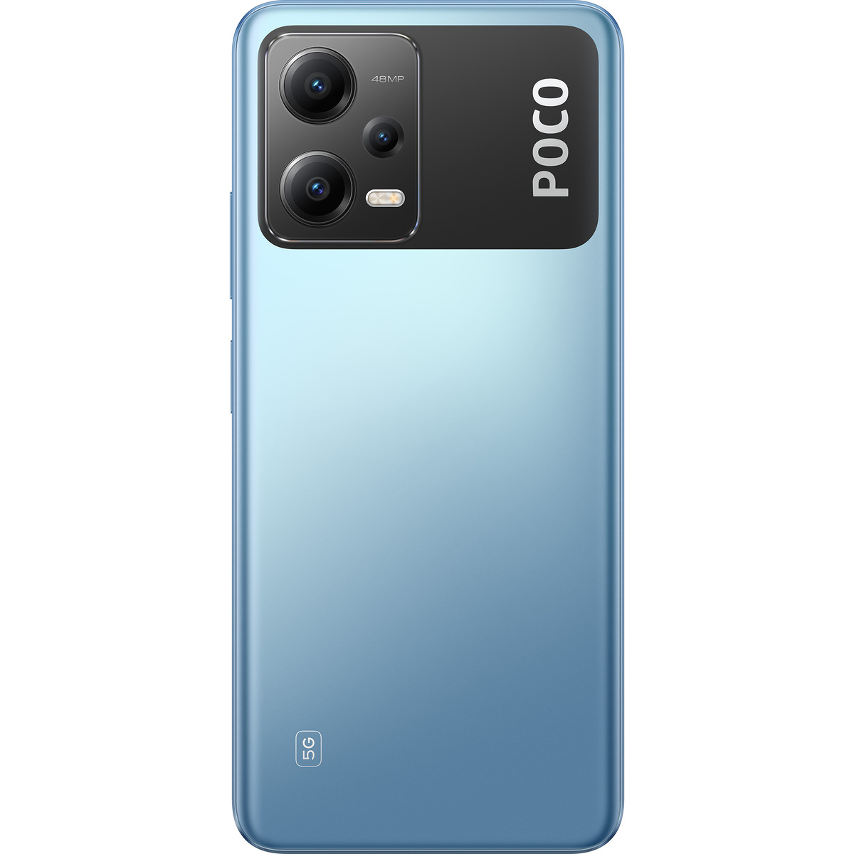 شاومي بوكو X5 هاتف ذكي 5G ثنائي الشريحة، 8 جيجابايت رام، سعة تخزين 256 جيجابايت، أزرق