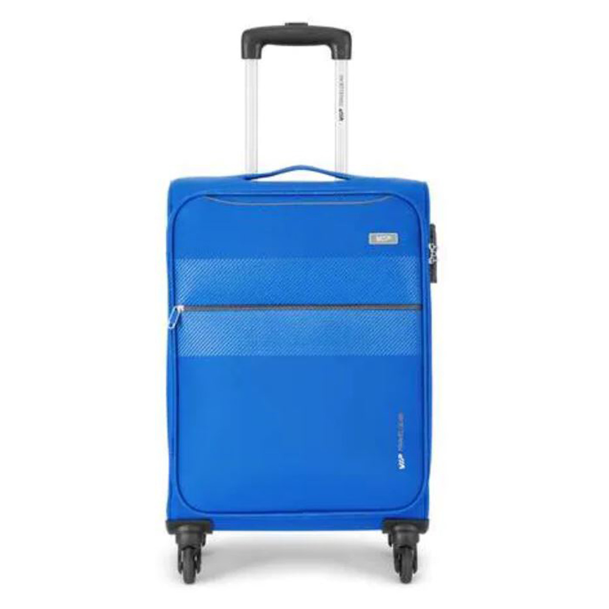 في اي بي هاي لايت حقيبة سفر 4 عجلات مرنة، 80 سم، أزرق