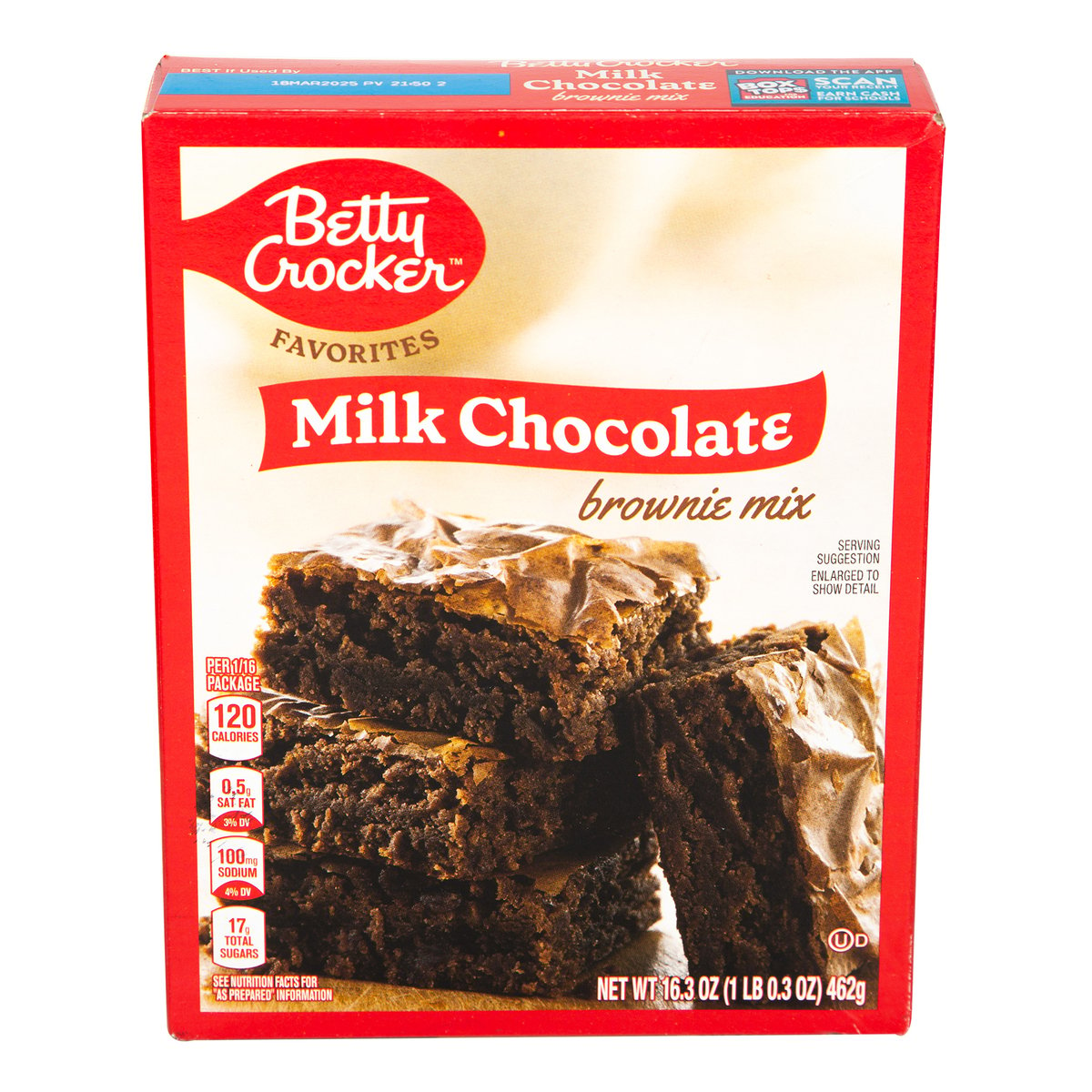 Betty Crocker Milk Chocolate Brownie Mix 462 g