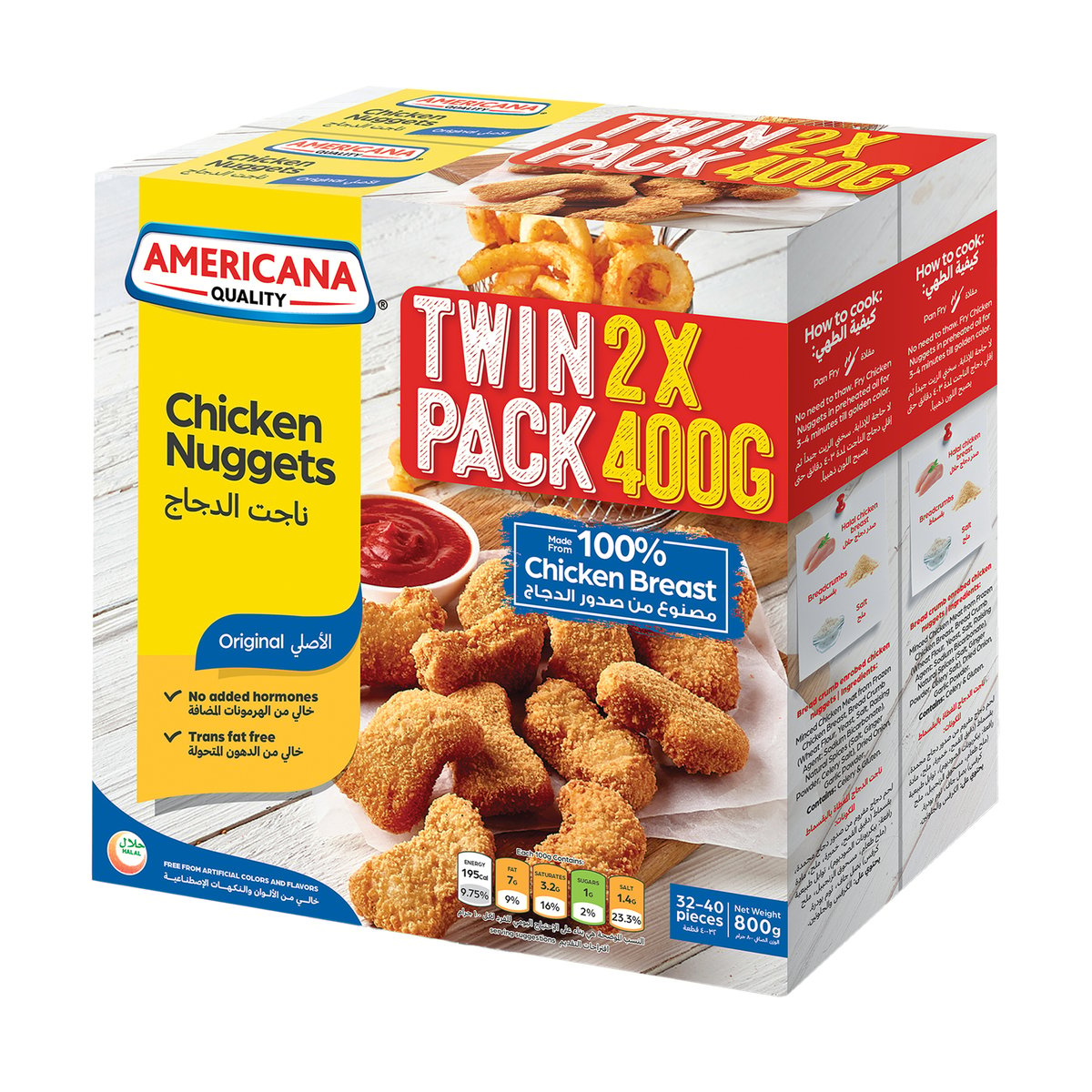 Americana Chicken Nuggets Value Pack 2 x 400 g