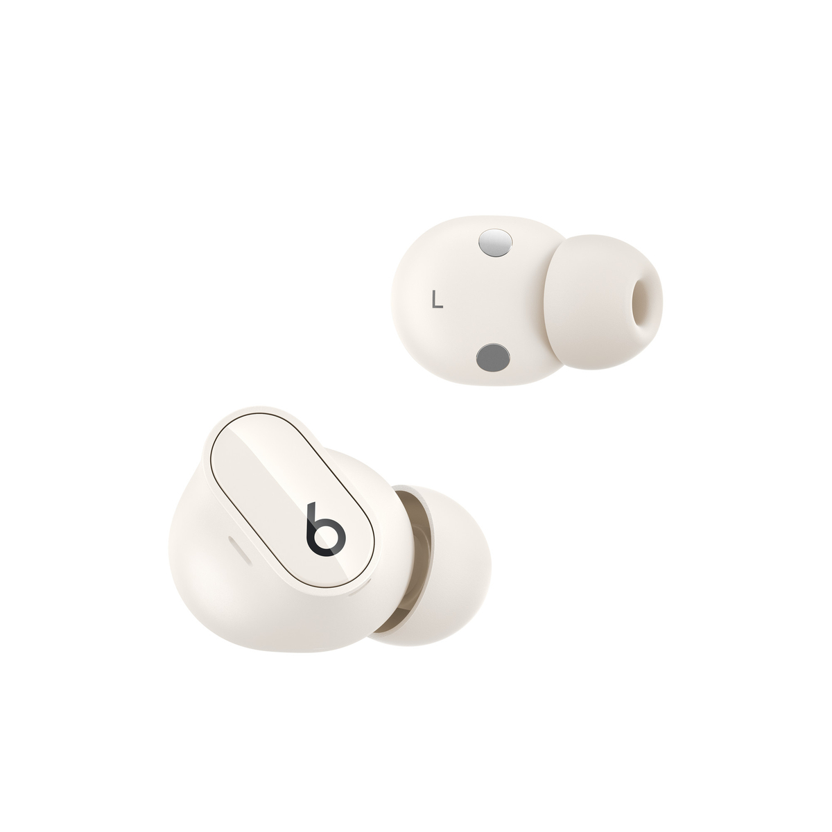 Beats Studio Buds+ True Wireless Noise Cancelling Earbuds, Ivory, MQLJ3AE/A