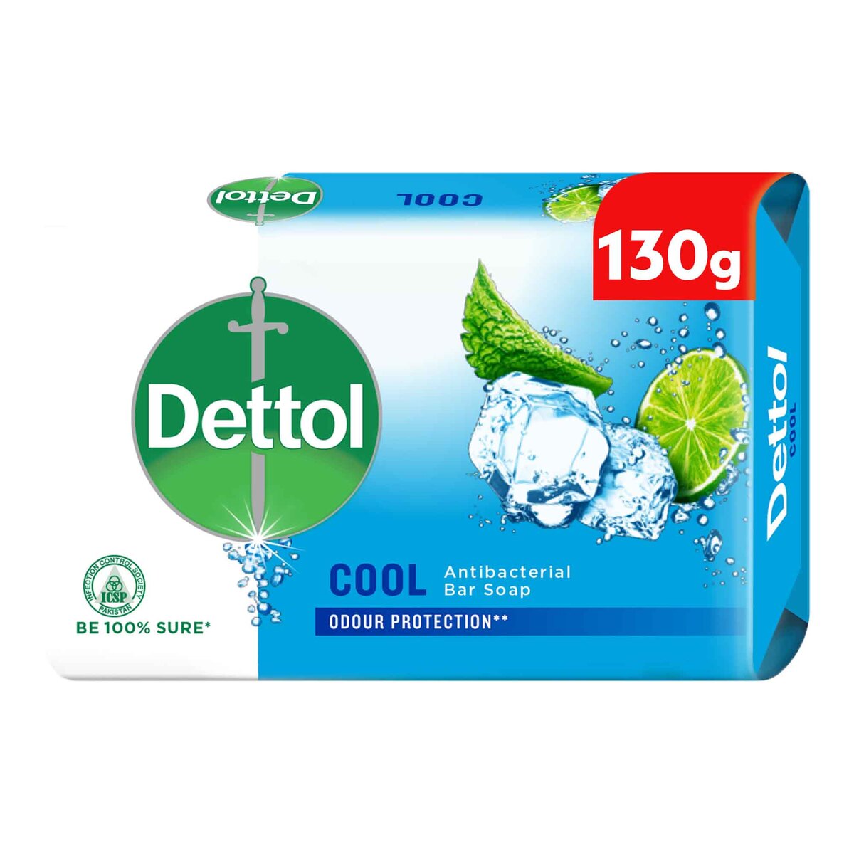 Dettol Anti-Bacterial Bar Soap Cool 130 g