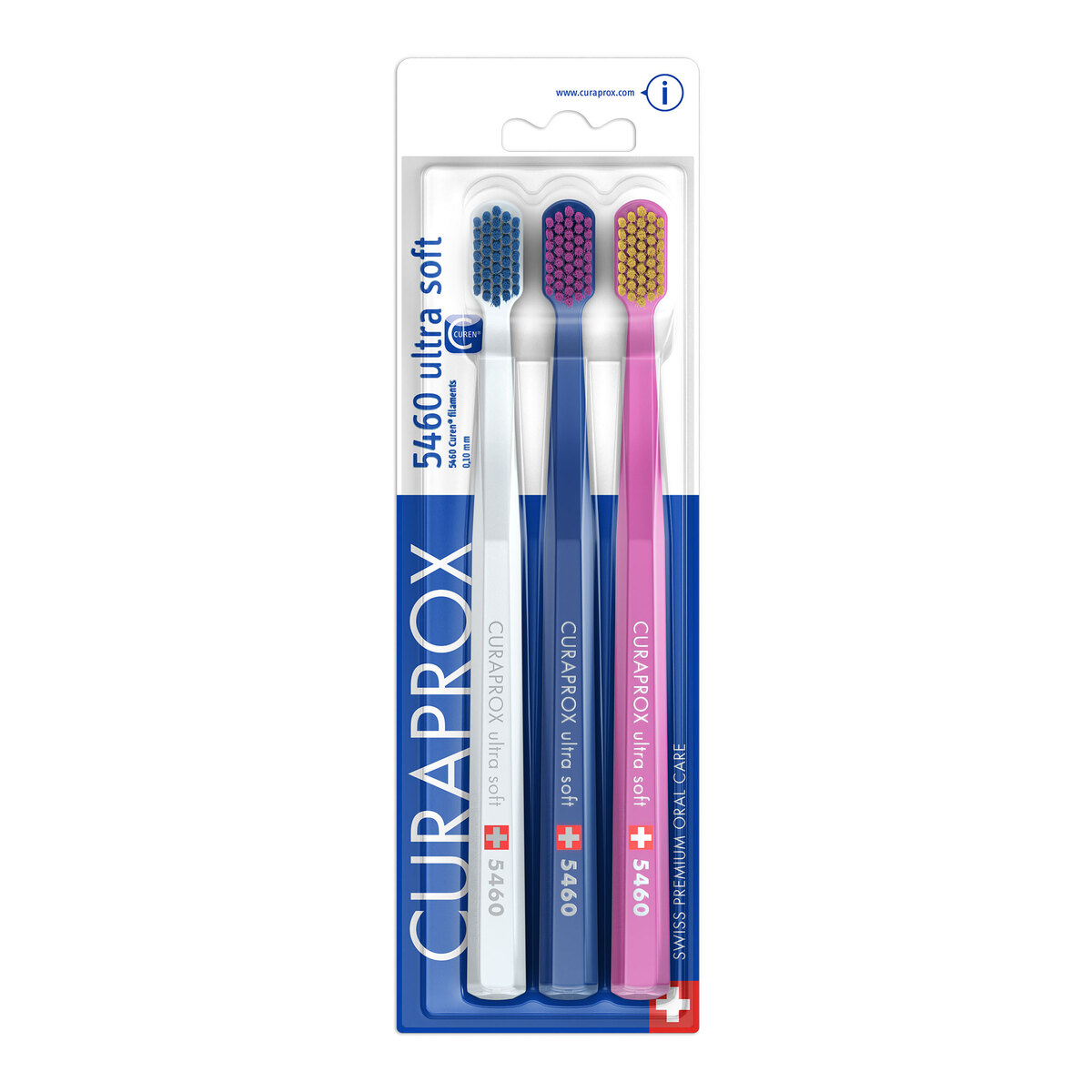 Curaprox Toothbrush Ultra Soft for Adults CS5460 3 pcs