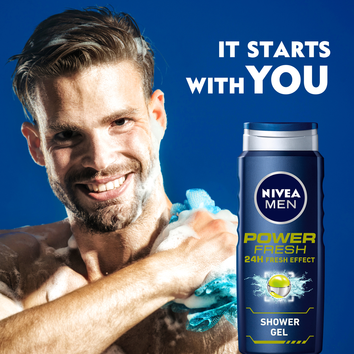Nivea Men Power Fresh Shower Gel 500 ml