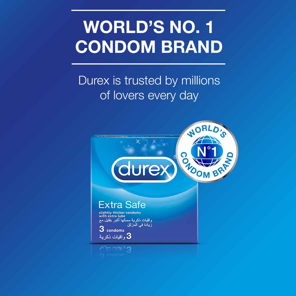 Durex Extra Safe Condoms 3 pcs