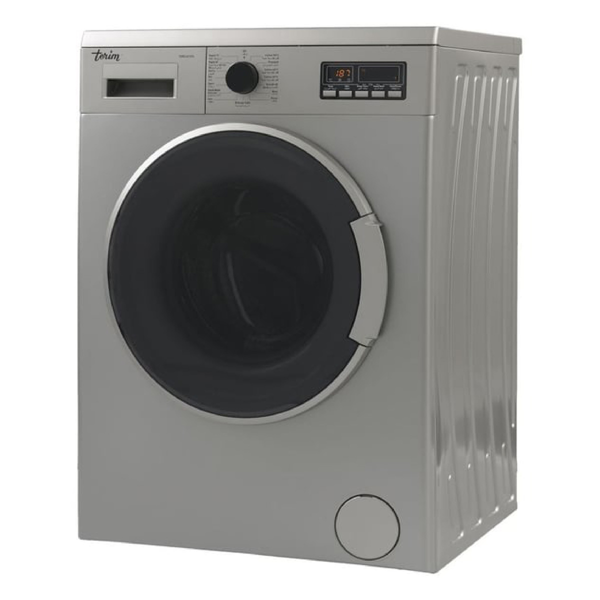 Terim Full Automatic Front Load Washing Machine, 8 Kg, 1200 RPM, Silver, TERFL812VS