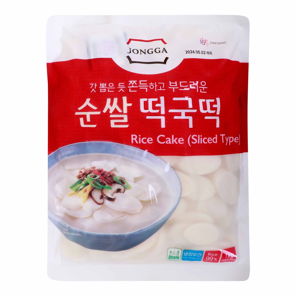 Jongga Sliced Type Rice Cake 1 kg