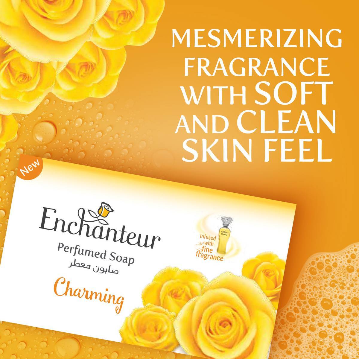 Enchanteur Charming Perfumed Soap Value Pack 3 x 125 g