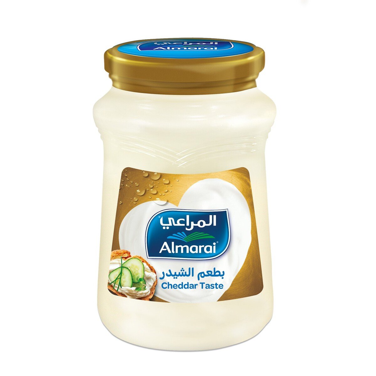 اشتري قم بشراء المراعي جبنة شيدر قابلة للدهن 500 جم Online at Best Price من الموقع - من لولو هايبر ماركت Jar Cheese في السعودية
