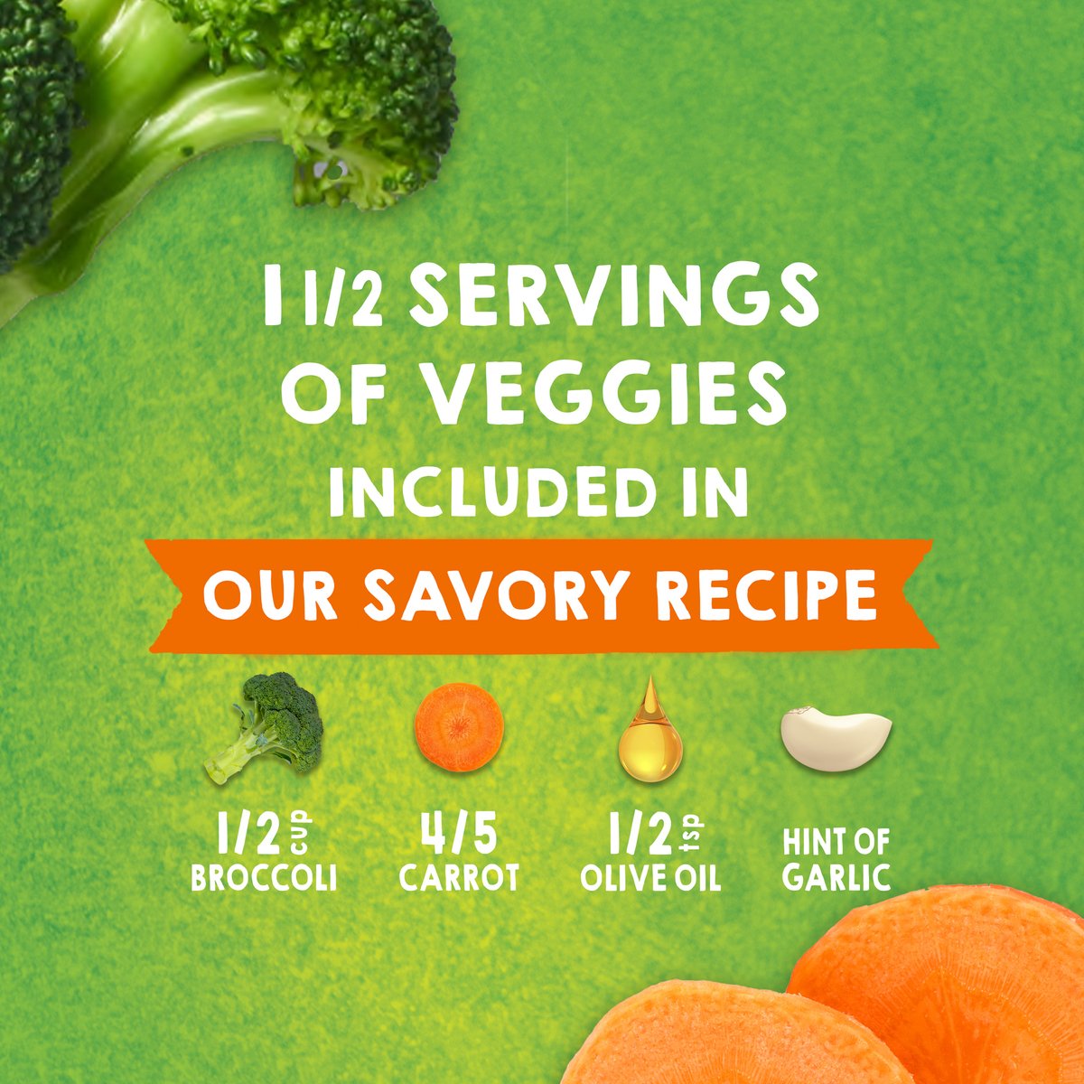 Happy Baby Organic Broccoli & Carrots Baby Food 113 g