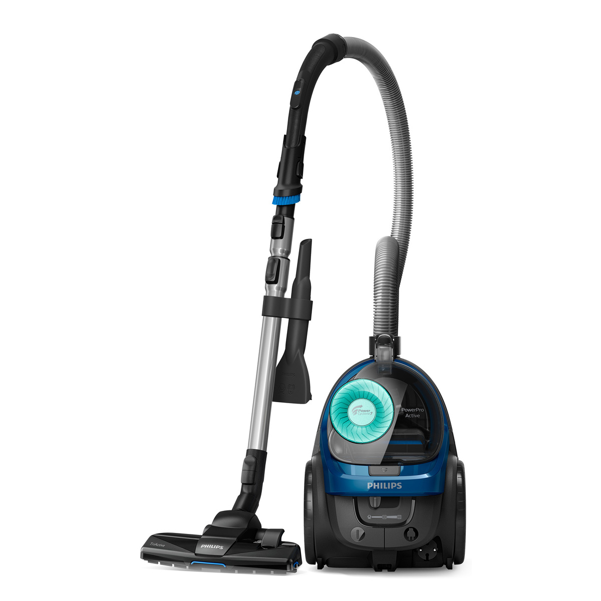 Philips PowerPro Active Bagless Vacuum Cleaner, 2200 W, 1.5 L, Dark Royal Blue, FC9570/62