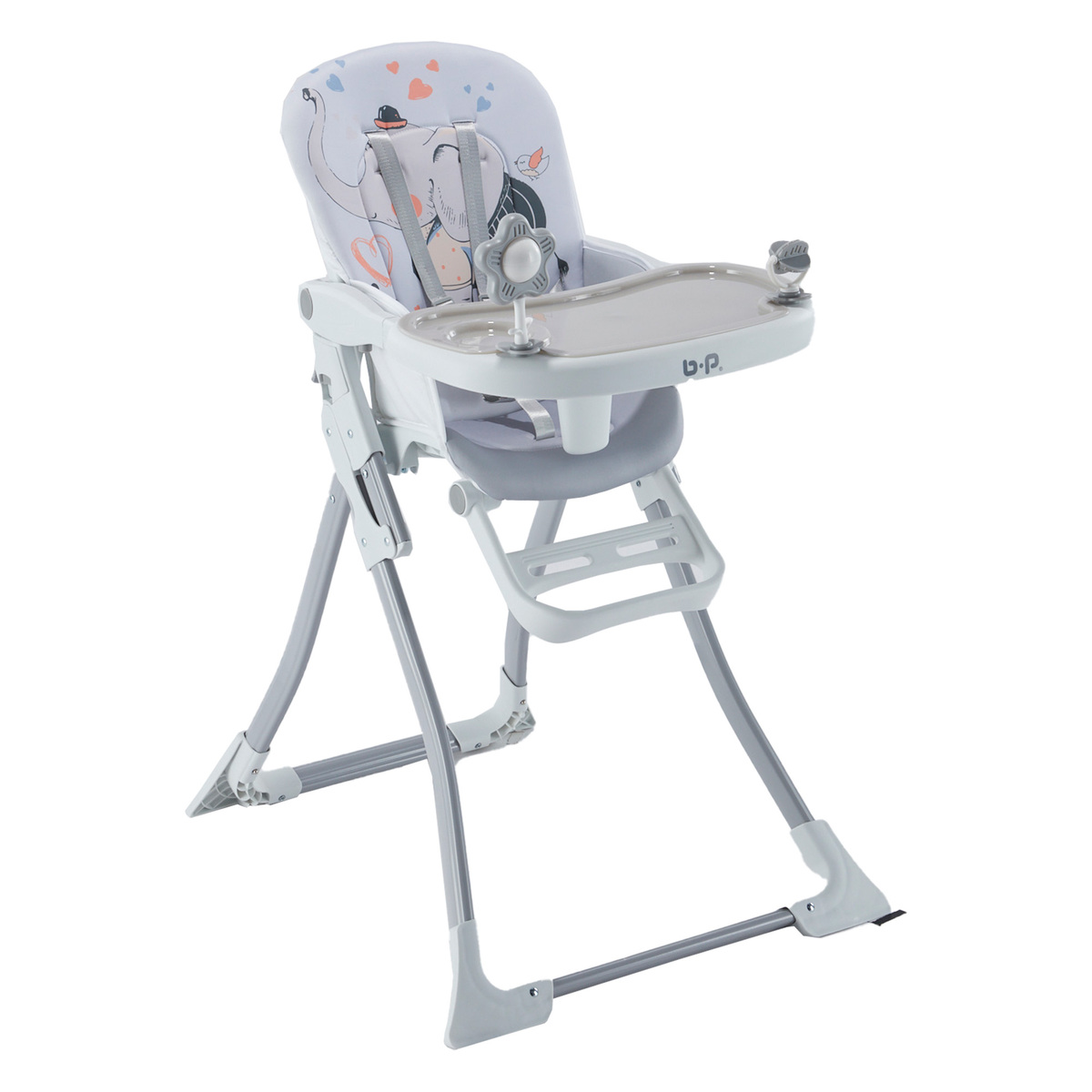 First Step Baby High Chair HC301 Grey