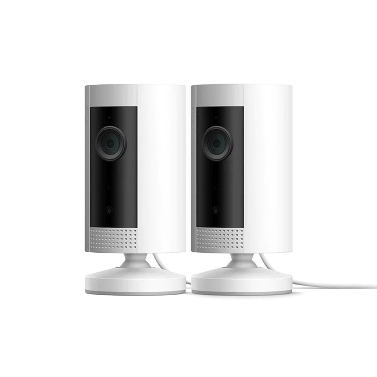 Ring Home Security Indoor Camera, 1080p HD, 2 Pack Bundle, White, 8SN1S9-WME2