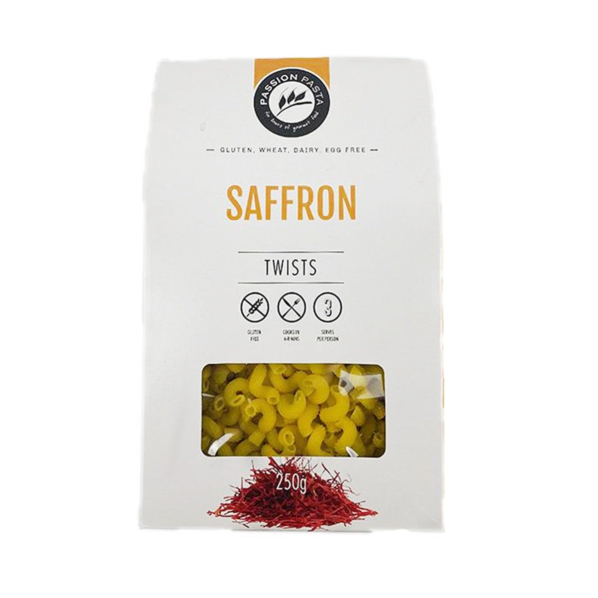 Passion Pasta Saffron Twist Gluten Free 250 g