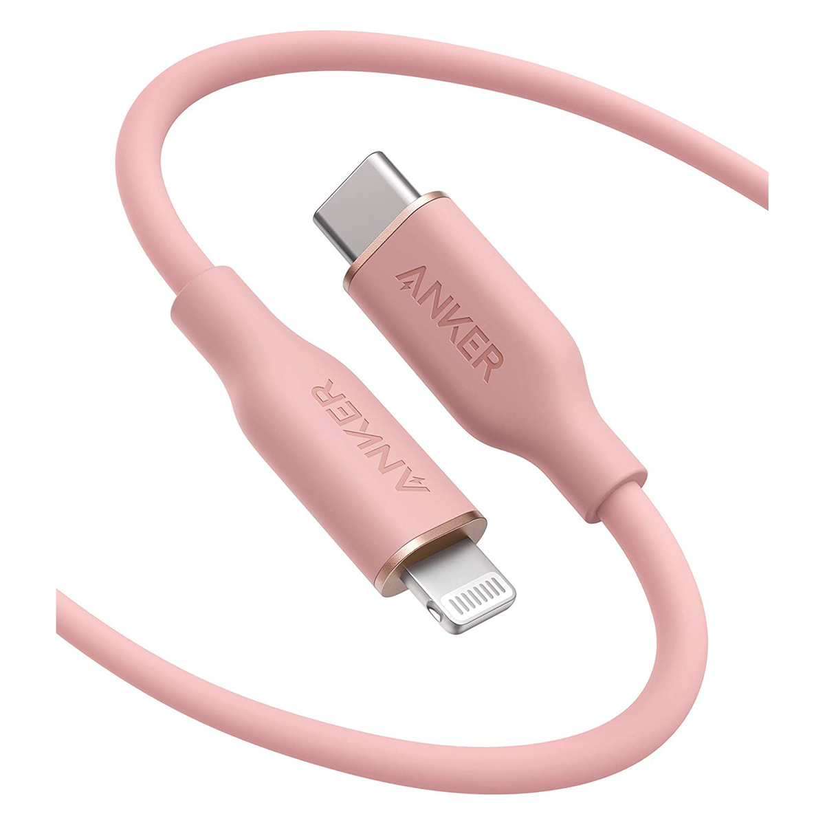 Anker Type C With Lightning Connector A8662H White + Pink 3ft