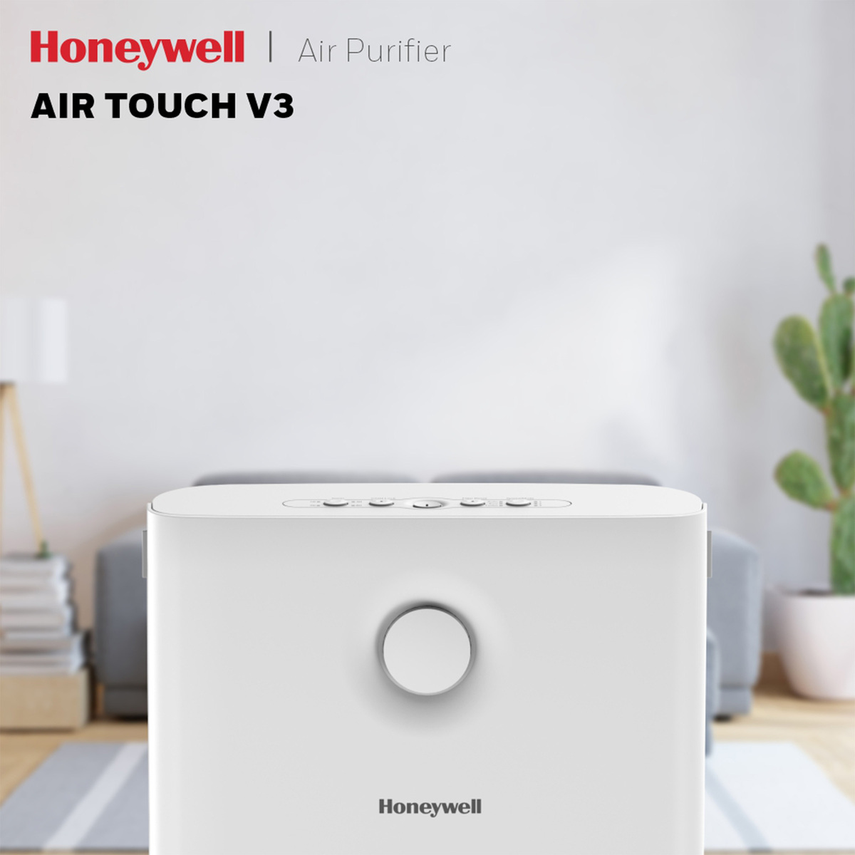 Honeywell Air Touch V3 Air Purifier, 65 W, White, HC000019/AP/V3/UK