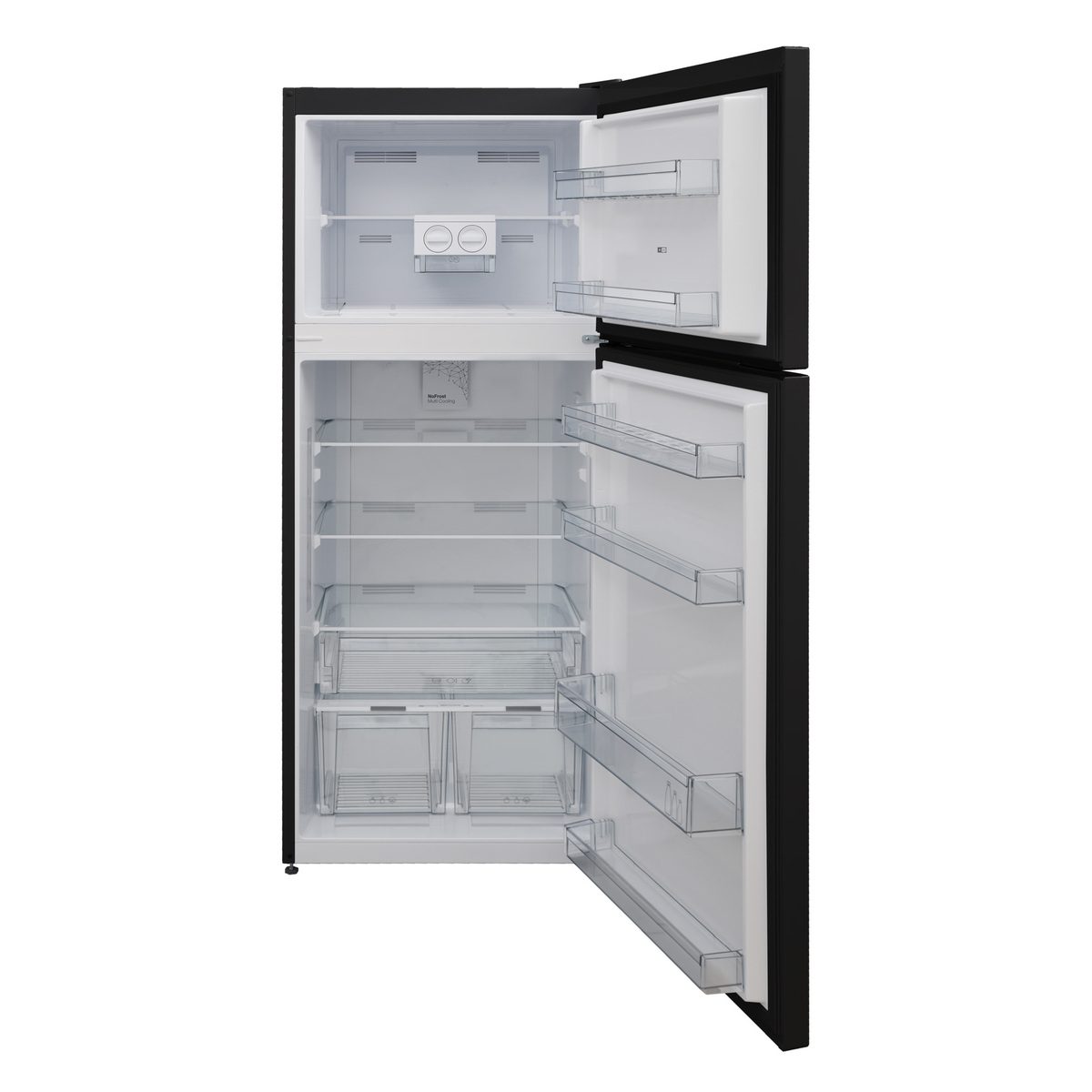 Ikon Double Door Refrigerator, 400 L, Dark Inox, IK-VRT400