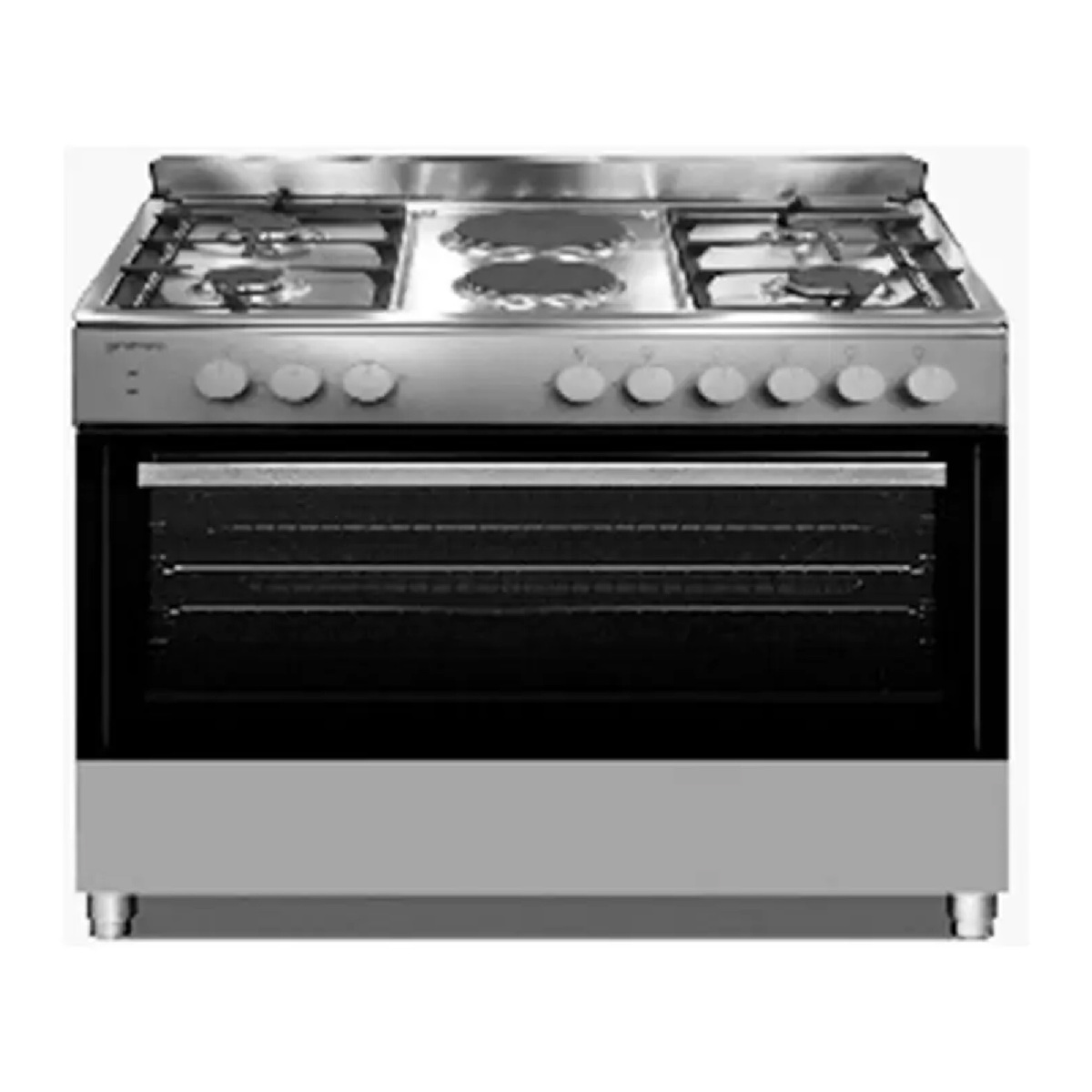 جينيرالكو فرن طبخ  C904GE 4 مواقد غاز للطهي + 2 موقدين كهربائي 90×60