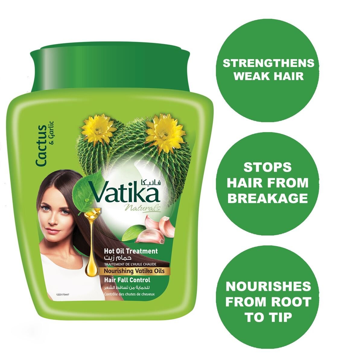 Vatika Naturals Hammam Zaith Hot Oil Treatment For Hair Fall Control 500 g
