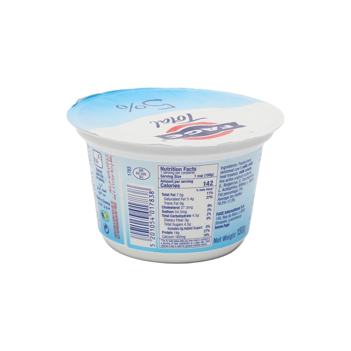 Fage Total 5% Yoghurt 150 g