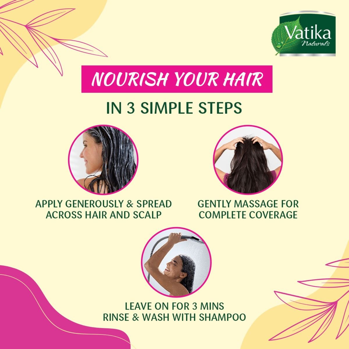 Vatika Repair & Restore Hair Mayonnaise With Honey Castor & Marrow For Damaged & Chemically Treated Hair 500 ml