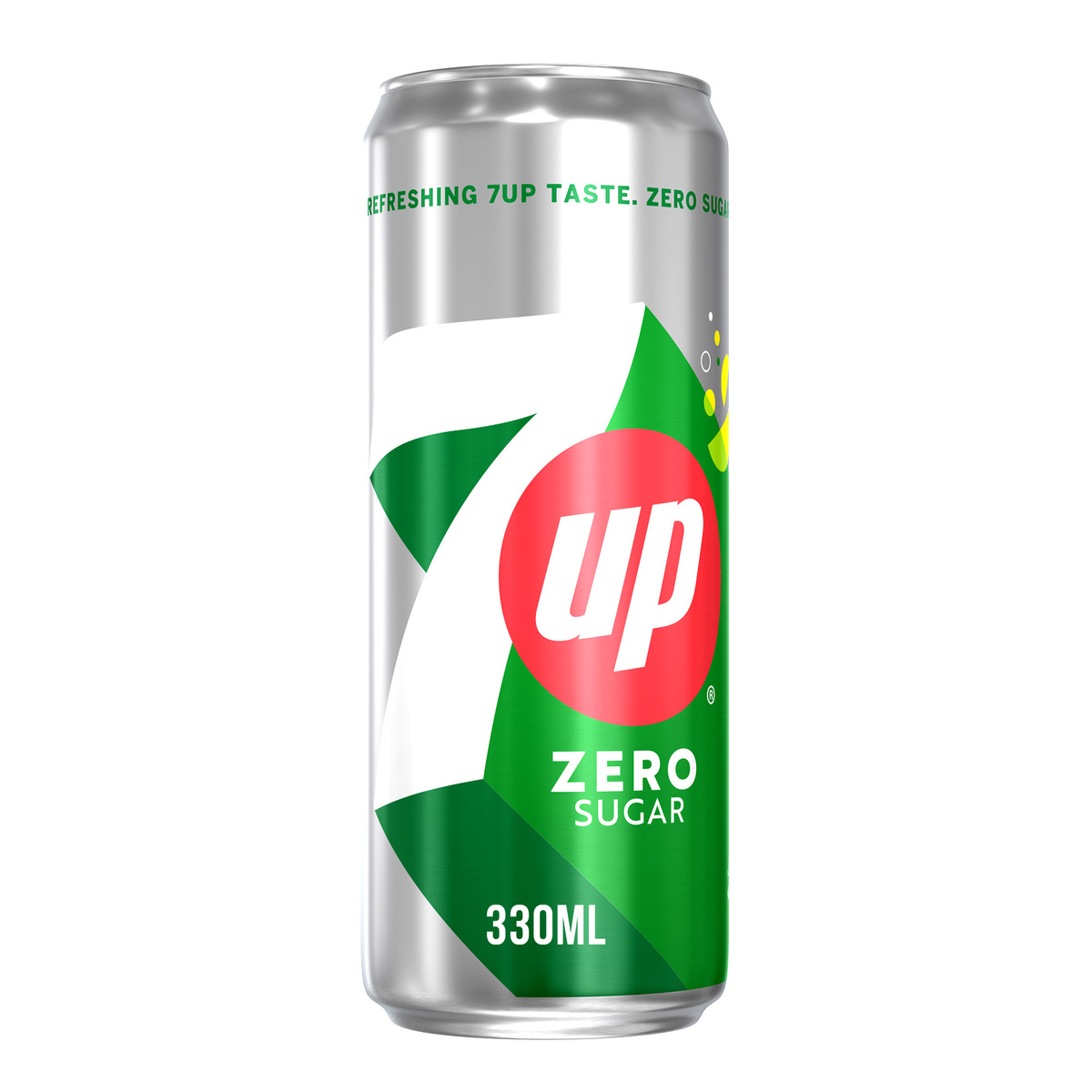 7Up Zero Zesty Lemon & Lime Flavor Zero Sugar Can 330 ml