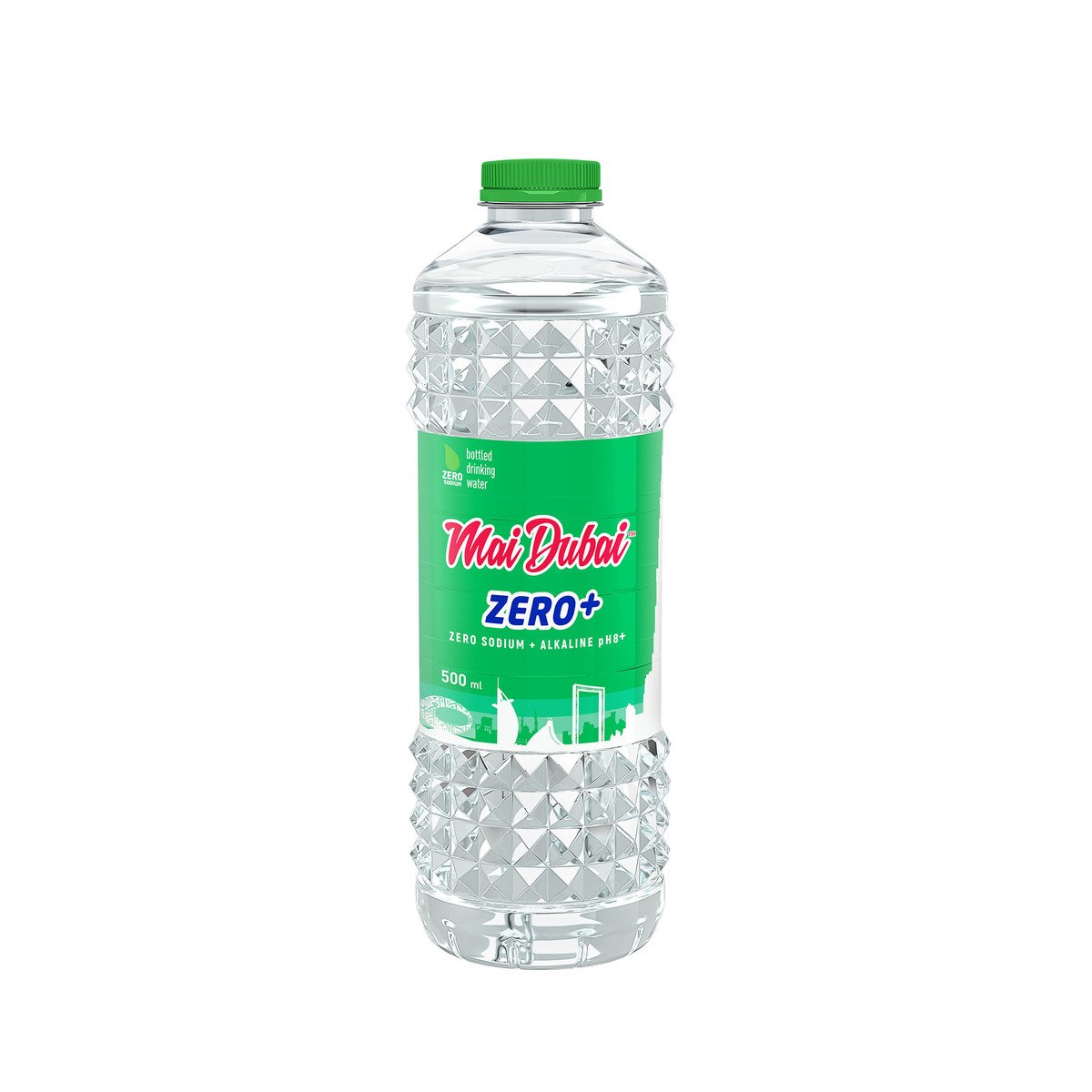 ماي دبي مياه شرب قلوية خالية من الصوديوم 500 مل