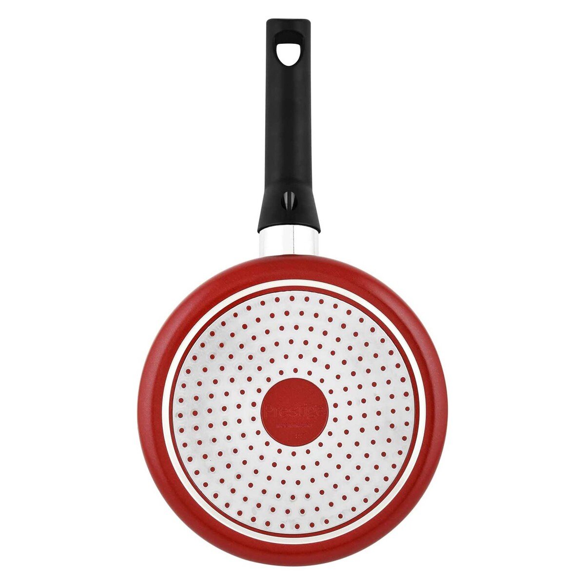 Prestige Safe Cook Non-Stick Aluminum Saucepan, 18 cm, Red, PR22097