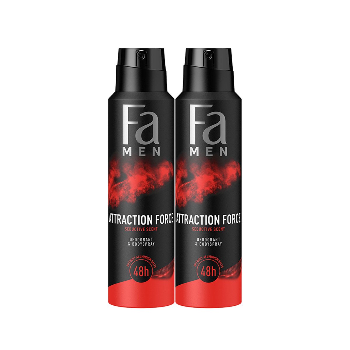 Fa Attraction Force Deodorant Spray For Men Value Pack 2 x 150 ml