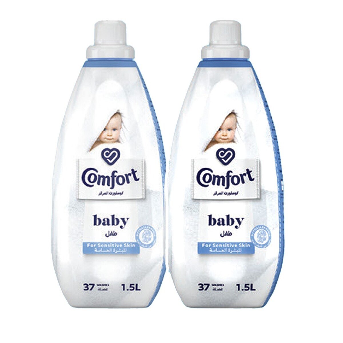 Comfort Baby Concentrated Fabric Conditioner Value Pack 2 x 1.5 Litres