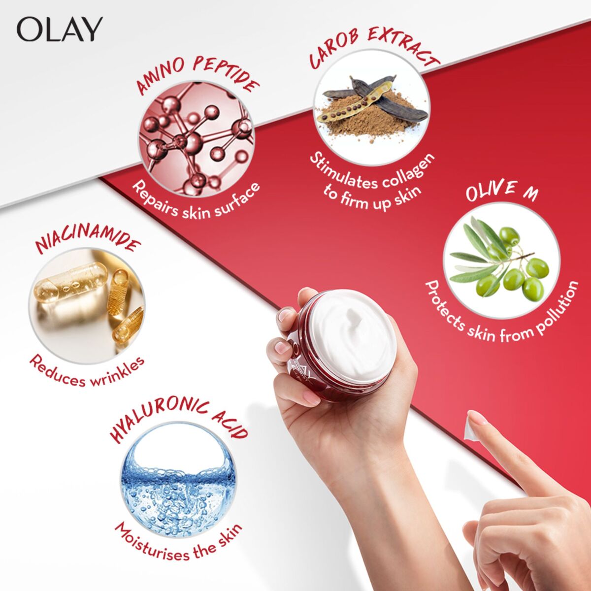 Olay Face Moisturizer Regenerist Regenerating Day Cream 50g
