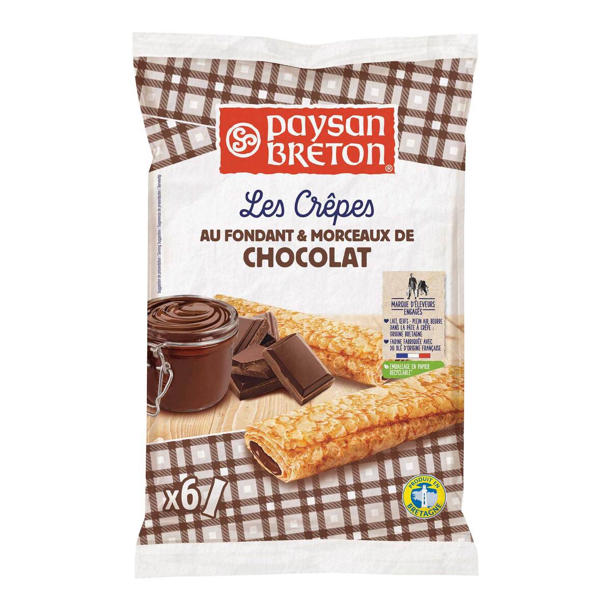 Paysan Breton Crepes Chocolate 180 g