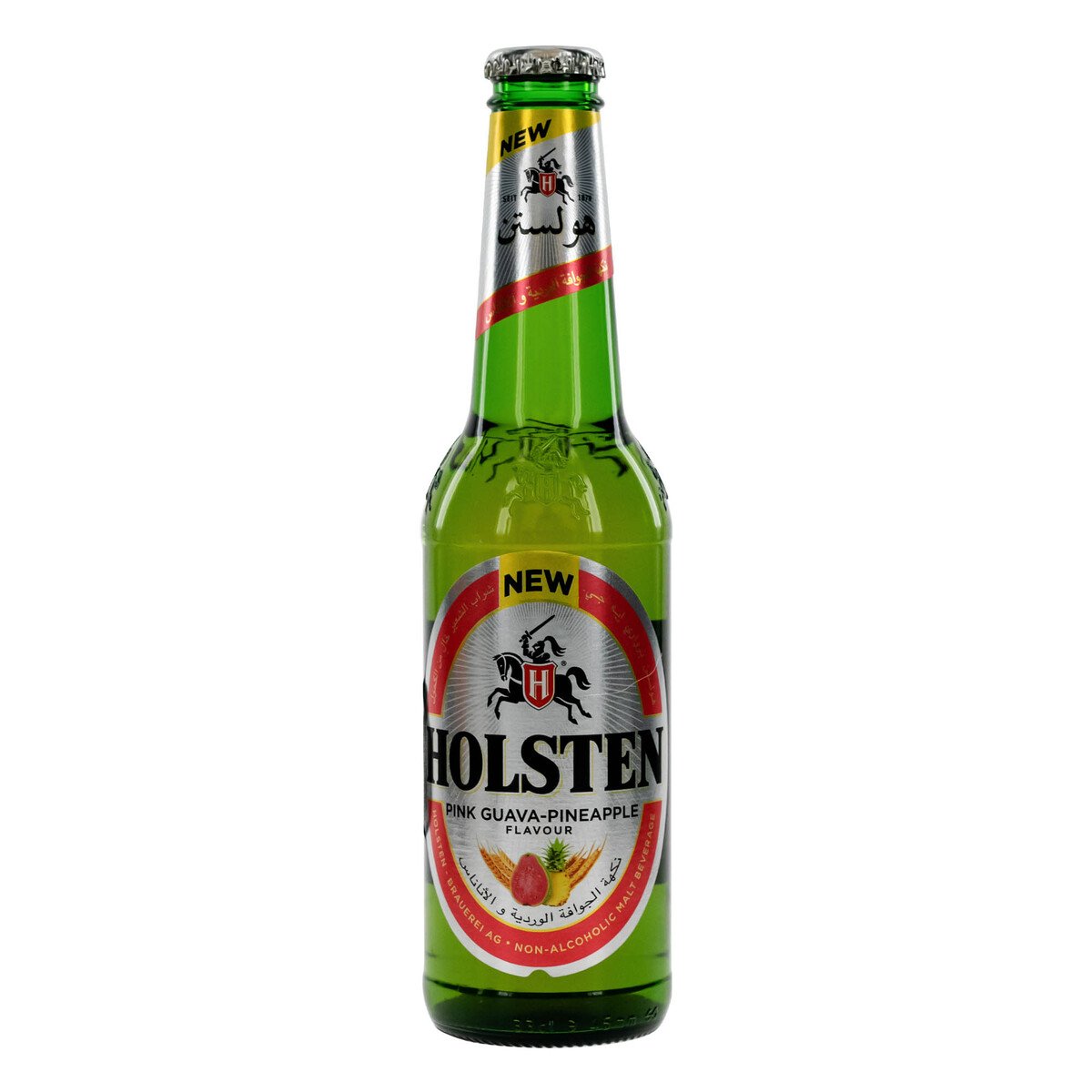 Holsten Beverage Pink Guava-Pineapple Flavour Non Alcoholic Beer 6 x 330 ml