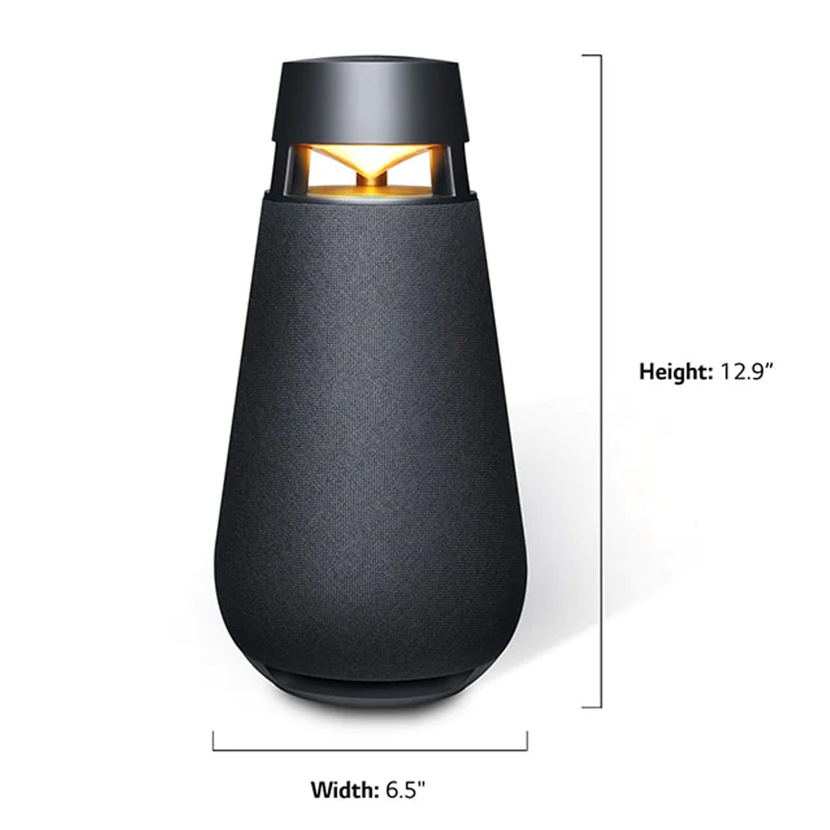 LG XBOOM 360 Bluetooth Speaker with Omnidirectional Sound, Black, XO3QBK