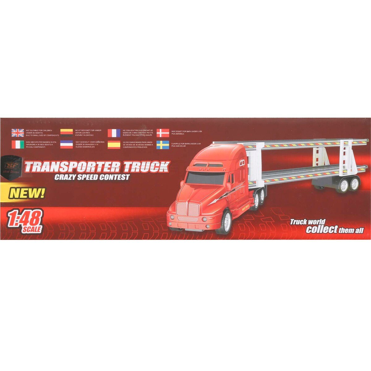 Jinjia Friction Truck With 6 Car 666-29