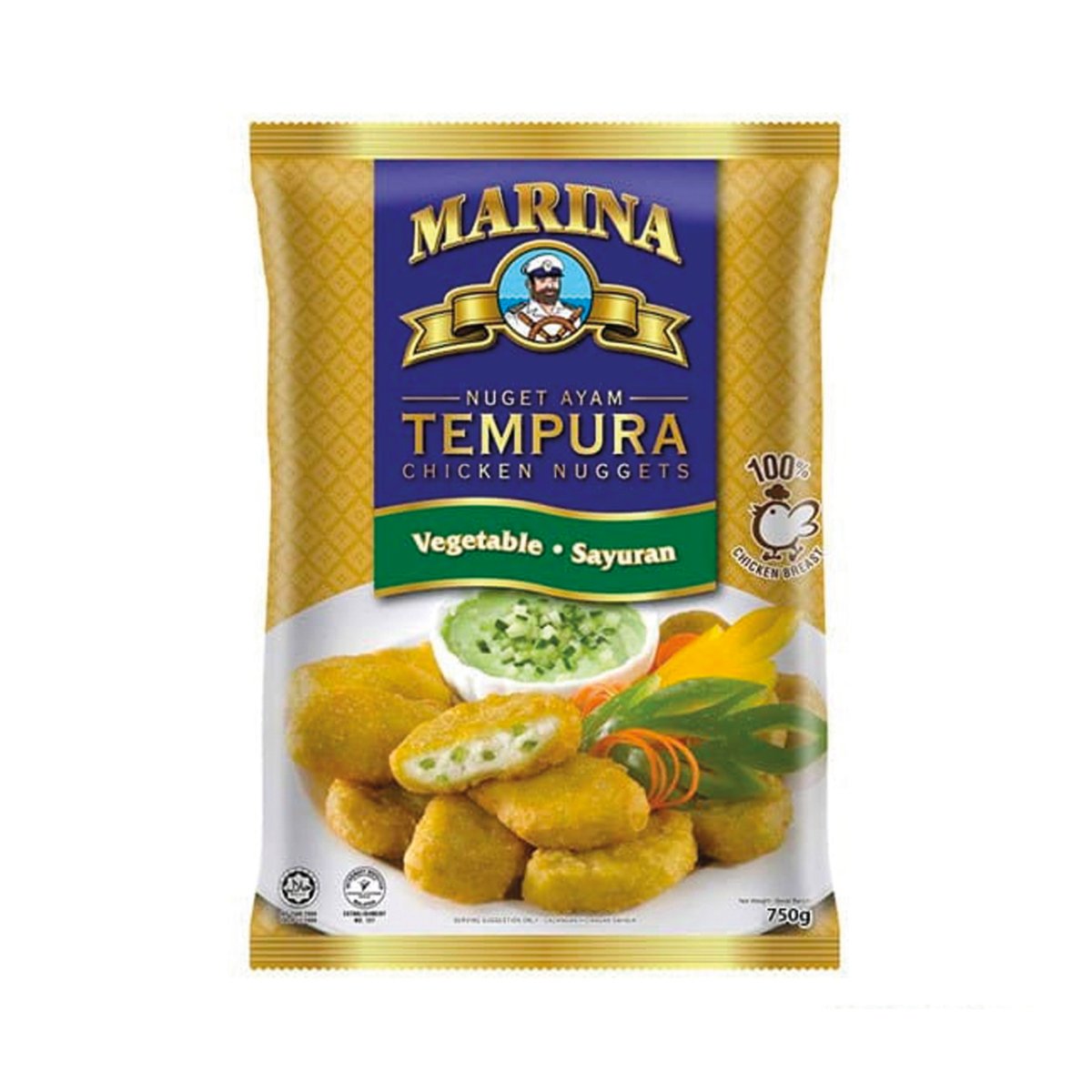 Marina Tempura Chicken Nugget Vege 750g