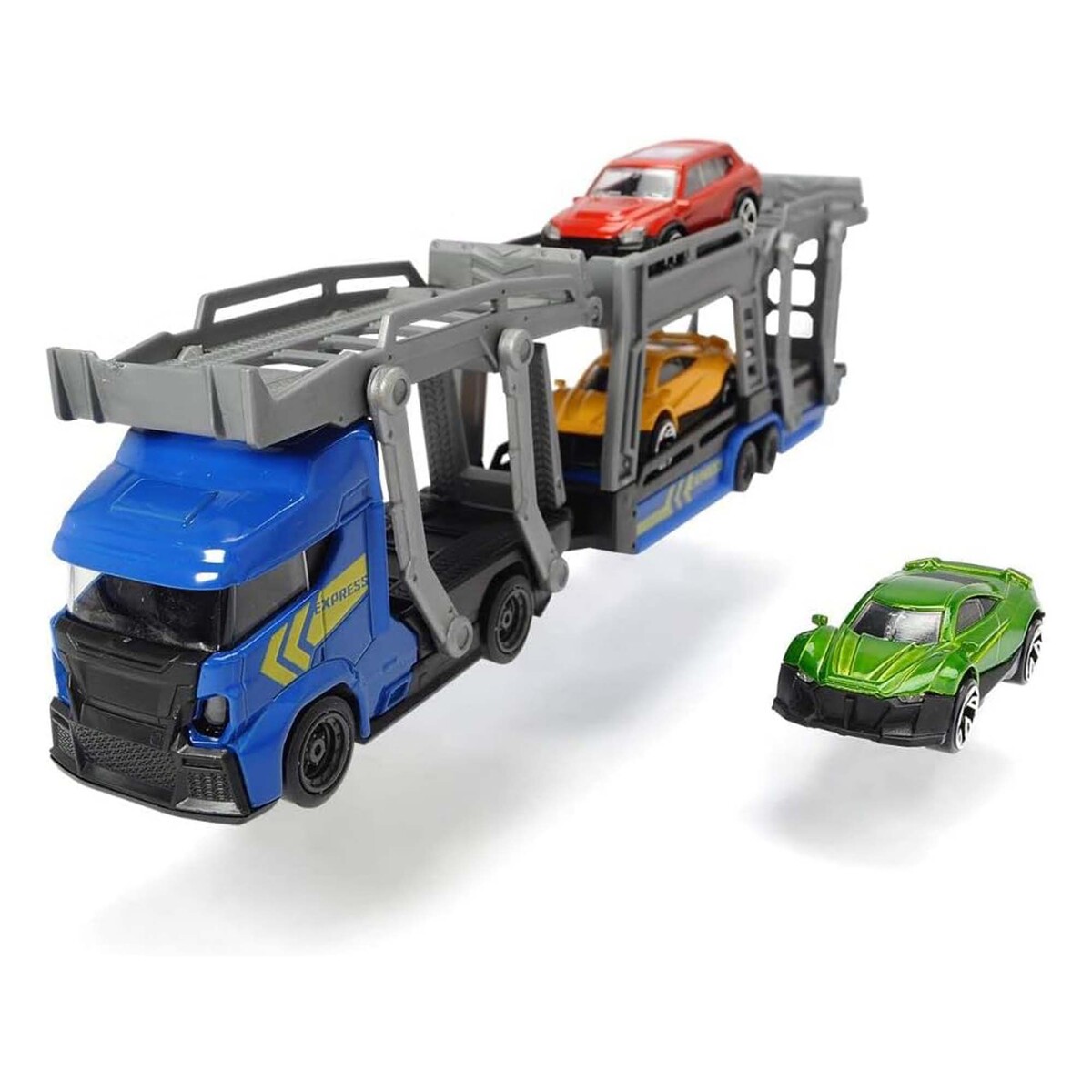 Dickie Toys Carrier Car Transporter with 3 Assist, Assorted, 203745008