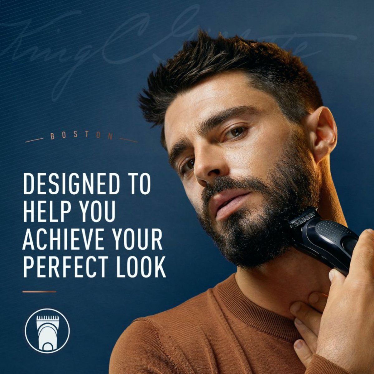 King C. Gillette Cordless Men’s Beard Trimmer Kit with Lifetime Sharp Blades and 3 Interchangeable Combs