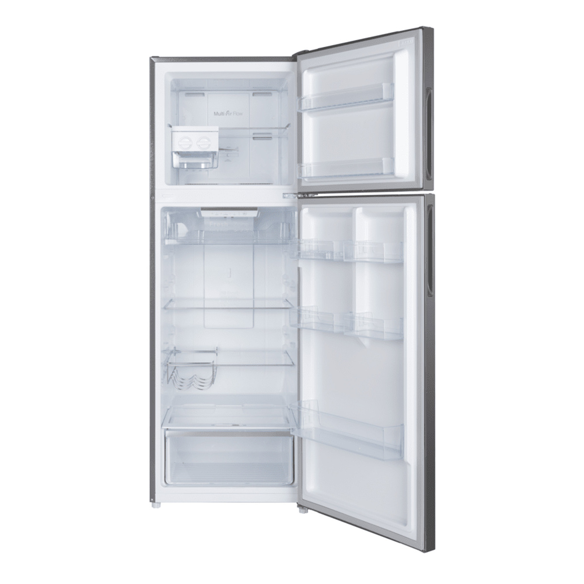 Hoover Double Door Refrigerator, 425 L, Inox, HTR-M425-S