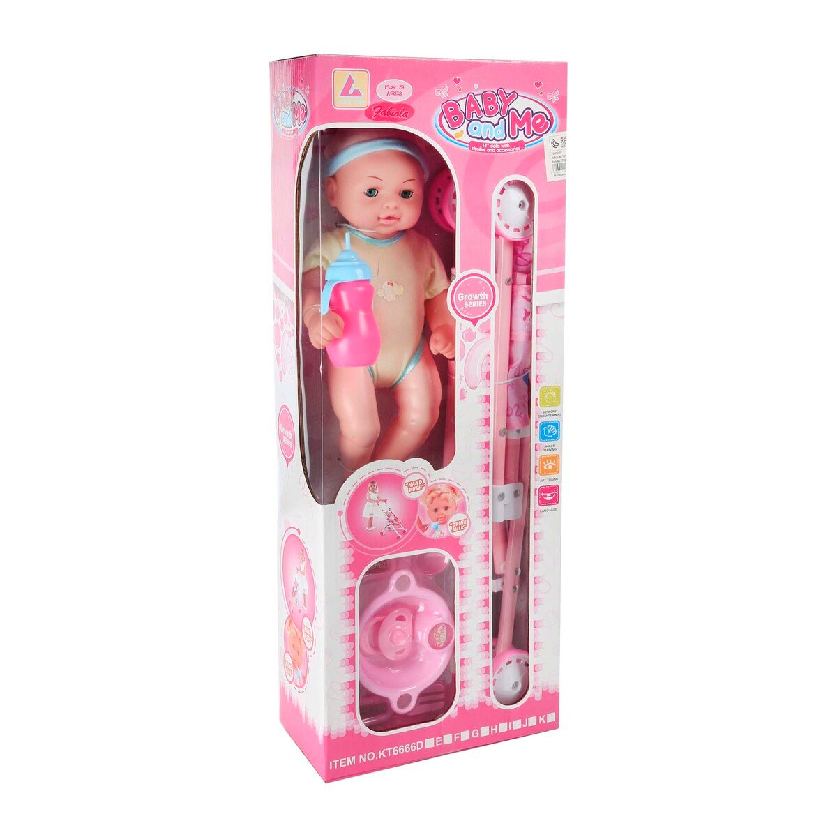 Fabiola Baby Doll With Stroller KT6666E