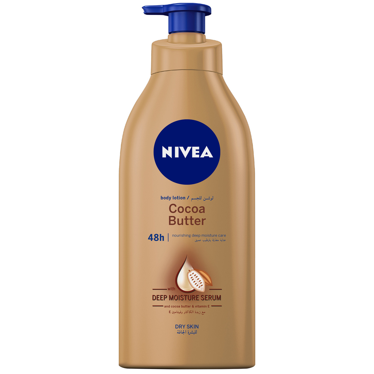 Nivea Body Lotion Cocoa Butter Vitamin E Dry Skin 625 ml
