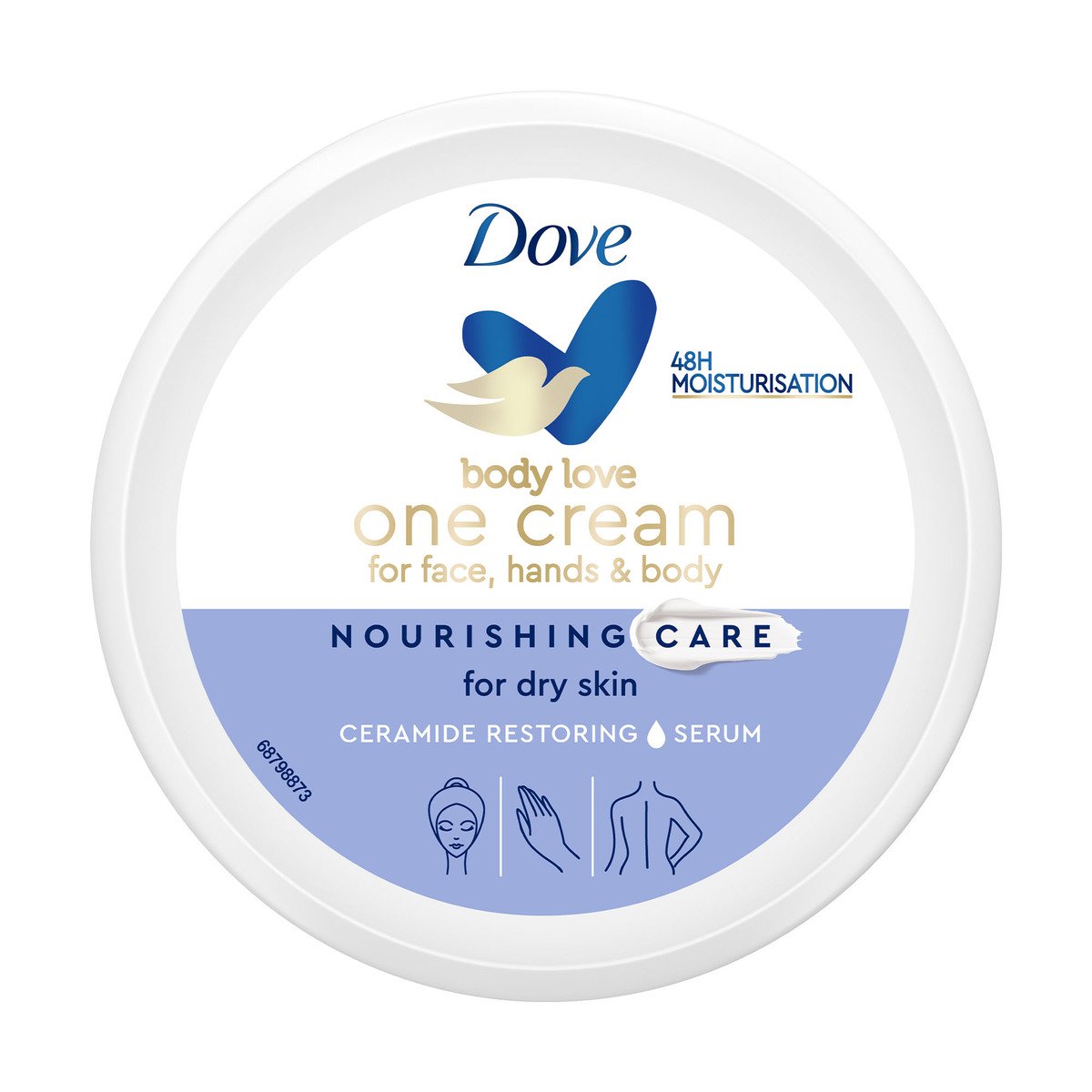 Dove Body Love Nourishing Care One Cream, 250 ml