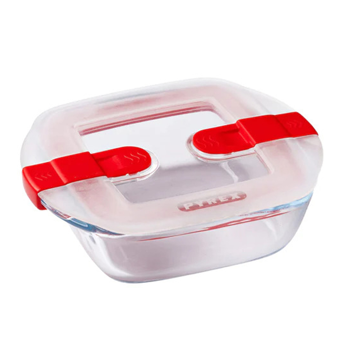 Pyrex Square Dish with Plastic Lid, 211P