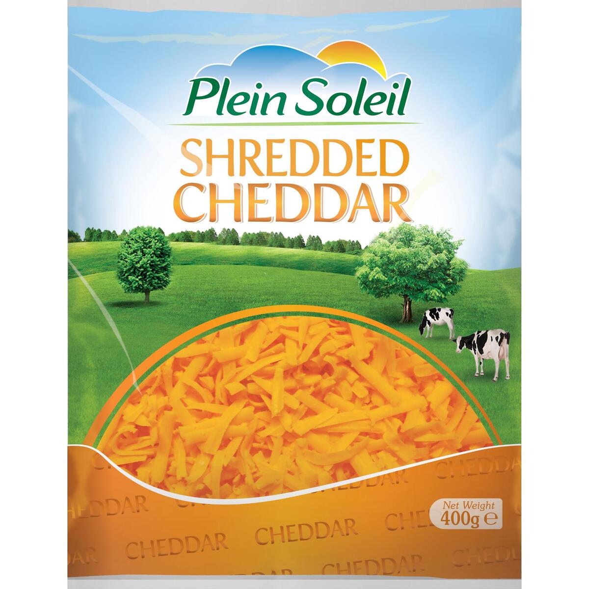 Plein Soleil Shredded Cheddar Cheese 400 g